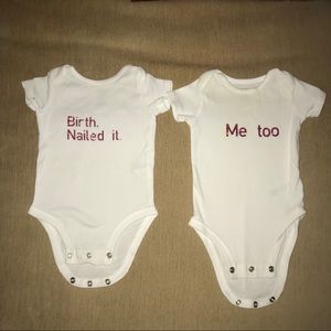 Carter’s 3m Twin set bodysuit/ onesie